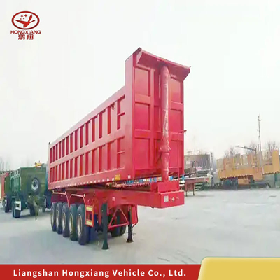Sistema di frenatura ABS antiblocco Tappatore del cilindro idraulico Full Truck Side Dump Full Trailer
