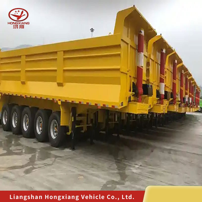 Caricatore Tonnellate estensibili Camion idraulico lowbed Lowboy Semi trailer 13500X3000X1550 mm
