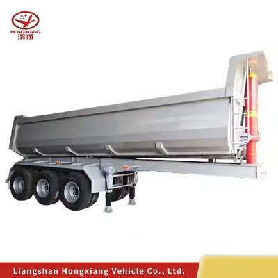 Adattabile 2/3/4 assi U forma tipper rimorchio semirimorchio idraulico dumper rimorchio