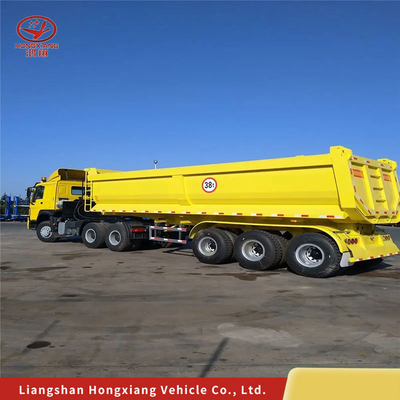 Adattabile 2/3/4 assi U forma tipper rimorchio semirimorchio idraulico dumper rimorchio