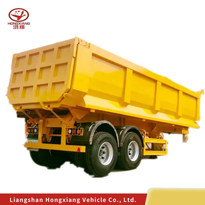 Adattabile 2/3/4 assi U forma tipper rimorchio semirimorchio idraulico dumper rimorchio
