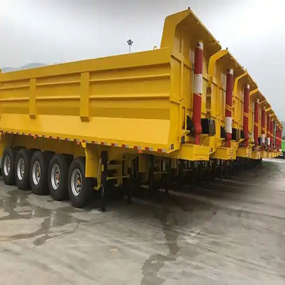 Mafal Meter Cubico in forma di U Dump Trailer Tipper Semi Trailer Truck con battistrada di 2240 mm