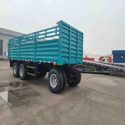 Trailers a sospensione a braccio crociato con due velocità di atterraggio e scarico idraulico