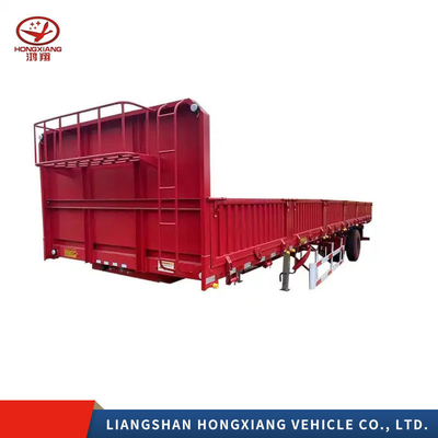2 assi 1 anno Servizio post-vendita Camion spazzatura Metro cubo Side Hydraulic Tipper Trailer