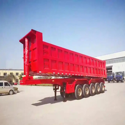 Trailers per autocarri da scarico a tonnellate, con sistemi di sospensione a capovolgimento e a braccio crociato
