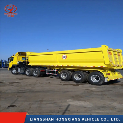Truck Trailer Duty Dump Trailer U-Shaped End Rear Tipper Dumper con personalizzazione