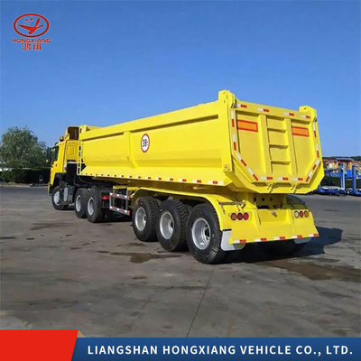 Truck Trailer Duty Dump Trailer U-Shaped End Rear Tipper Dumper con personalizzazione