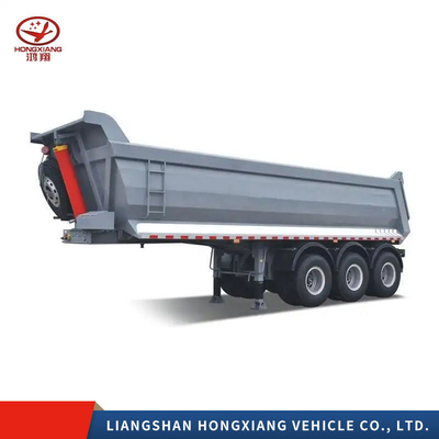 End Dump Trailers Farm Full Type Rear Tipper Truck Flatbed Trailer con personalizzazione
