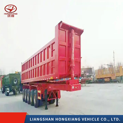2240 mm di battistrada multi-asse tonnellata semi-camion idraulico per facile scarico e ribaltamento
