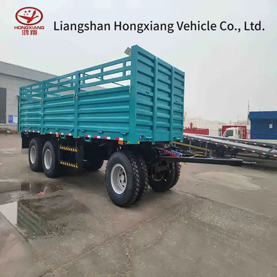 Autodumping Flatbed Rear Dump Tipper Truck Dump Semi-Trailer per un facile scarico