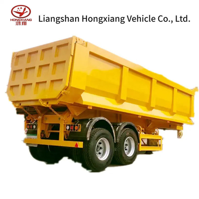 Super-link Side Tipper Trailer Treno di tipo doppio B Semi-trailer per consultazione