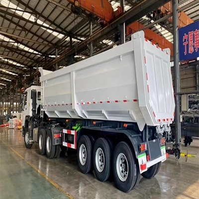 13 t asse 3 assi 80 tonnellate rimorchio tipper a forma di U semirimorchio rimorchio idraulico