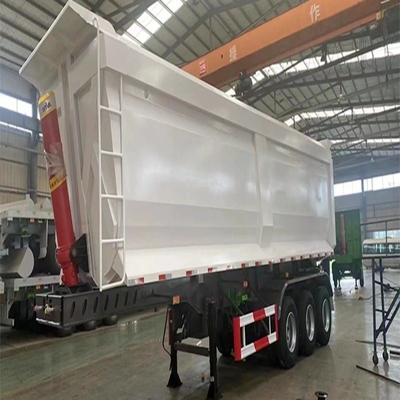 13 t asse 3 assi 80 tonnellate rimorchio tipper a forma di U semirimorchio rimorchio idraulico