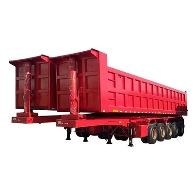 Acciaio Heavy Duty 3 assi Lowboy Trailer 60 80 100 tonnellate Lowbed Low Bed Truck Semi-trailer