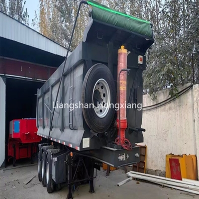 3 assi 45 Cbm rimorchio a rimbalzo con rimbalzatore per il trasporto del carbone