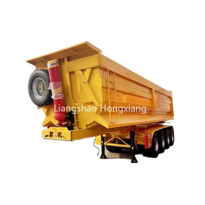 24mq 24m3 Dump Trailer 40 tonnellate U-Shaped Tipper Semi-Trailer per il trasporto di bauxite