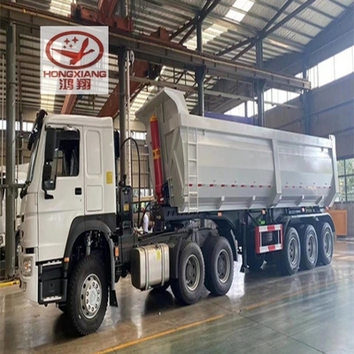 Tipo di treno doppio B Super Link Side Dump Semi-Trailer con servizio post-vendita di 1 anno