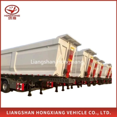 3 assi 30 metri cubi di tipper semi-remolchio Dump truck rimorchio numero di pneumatico personalizzazione