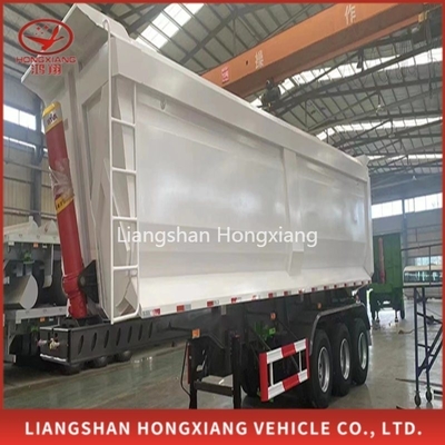 3 assi 30 metri cubi di tipper semi-remolchio Dump truck rimorchio numero di pneumatico personalizzazione