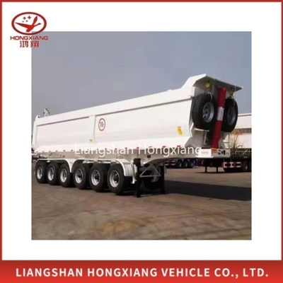 40 tonnellate 50 tonnellate 3 assi Camione Semi Dump Rear Dump Trailer Non auto-dumping e conveniente