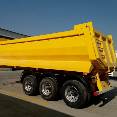 25cbm 32cbm 8 tonnellate End rimorchio Dumpper posteriore semirimorchio con 13500X3000X1550 mm Dimensioni