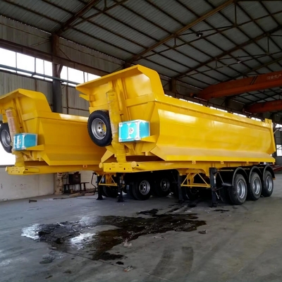 25cbm 32cbm U-shaped Rear End Tipper Dumper Dump Semi Truck Trailer Tire 12r22.5 Flatbed