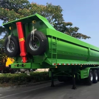 25cbm 32cbm U-shaped Rear End Tipper Dumper Dump Semi Truck Trailer Tire 12r22.5 Flatbed