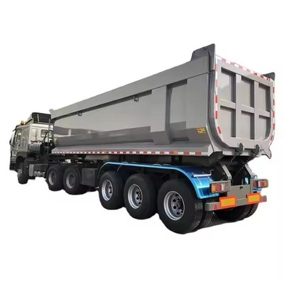 Semi-remolchio a forma di U, rimorchio a comando remoto, rimorchio 12r22.5 pneumatico 1