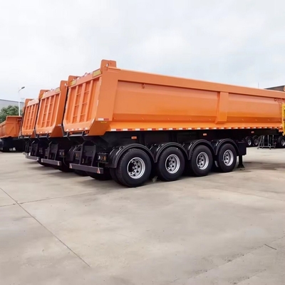 4 assi 30t U-Shaped Dump Truck Semi-Retrailer con asse da 13t e battistrada da 2240mm