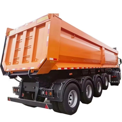 Camion pesante 40 tonnellate 60 tonnellate 3 4 asse rimorchio legno di grano camion di scarico di grano tipper semirimorchio
