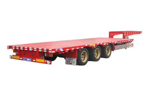 Autodumping 3 assi semirimotore a letto basso 50 tonnellate carico massimo per il trasporto di merci pesanti