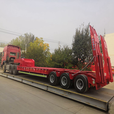 2024 40 FT 3 Asse Tri Asse Letto Piatto Contenitore Piatto Semi-remolchio con personalizzazione