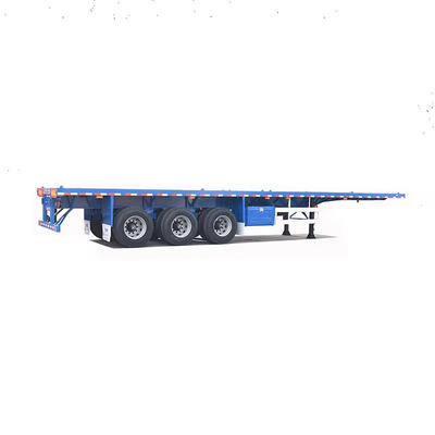 2024 40 FT 3 Asse Tri Asse Letto Piatto Contenitore Piatto Semi-remolchio con personalizzazione