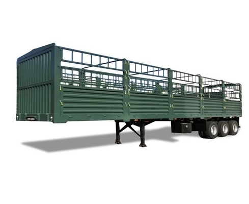 60 80 t rimorchio per il trasporto di animali con posta di recinzione semirimorchio con 2.3.4 Configurazione dell'asse