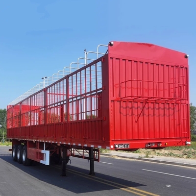 Semi-remolchio a recinzione per il trasporto di merci sfuse da 40 tonnellate con sistema di frenatura antiblocco ABS
