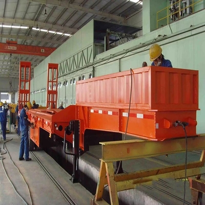 13 t asse 4 asse letto basso 120 tonnellate camion a letto basso semirimorchio per macchine da costruzione