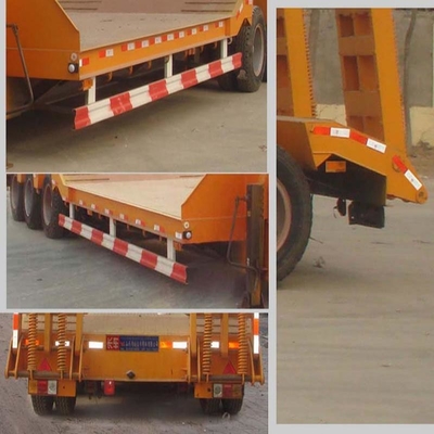 13 t asse 4 asse letto basso 120 tonnellate camion a letto basso semirimorchio per macchine da costruzione