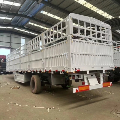 Fence Trailer Semi-Trailer con 8.12.16 pneumatico numero 3 asse 5,8 tonnellate