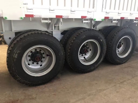 Fence Trailer Semi-Trailer con 8.12.16 pneumatico numero 3 asse 5,8 tonnellate