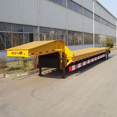 Cina Usato 3 assi 60 tonnellate 80 tonnellate Flatbed rimorchio Flat bed Semi rimorchio personalizzabile