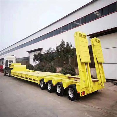 Cina Usato 3 assi 60 tonnellate 80 tonnellate Flatbed rimorchio Flat bed Semi rimorchio personalizzabile
