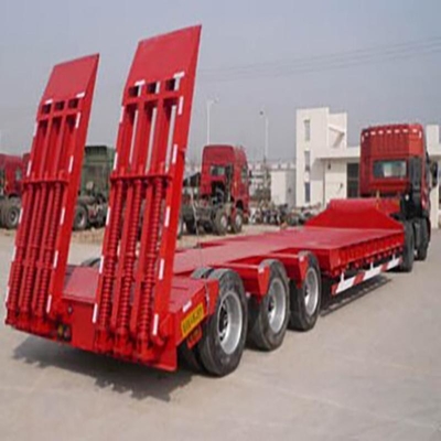 Cina Usato 3 assi 60 tonnellate 80 tonnellate Flatbed rimorchio Flat bed Semi rimorchio personalizzabile