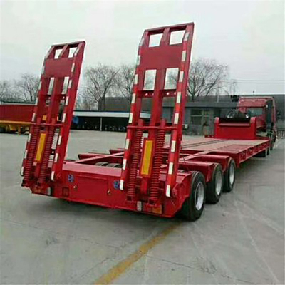 Cina Usato 3 assi 60 tonnellate 80 tonnellate Flatbed rimorchio Flat bed Semi rimorchio personalizzabile