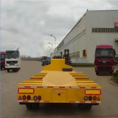 60-80-100 tonnellate Lowboy 4 quattro assi Low Bed Lowbed Truck Trailer Manufacture