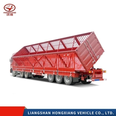 Ingegneria commerciale Trasporto Recinzione in acciaio Full trailer Recinzione magazzino Semi trailer