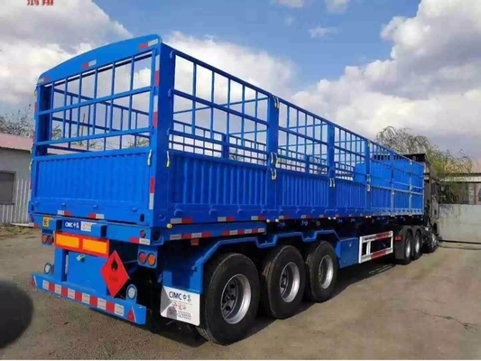 Ingegneria commerciale Trasporto Recinzione in acciaio Full trailer Recinzione magazzino Semi trailer