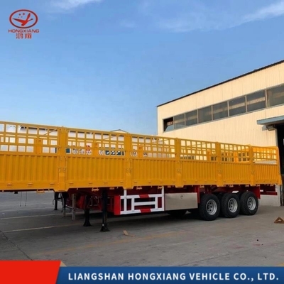 Ingegneria commerciale Trasporto Recinzione in acciaio Full trailer Recinzione magazzino Semi trailer