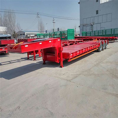 Semi-remorchi a letto basso/Lowboy 3/4 asse rimorchi a carico basso 13500X3000X1550 mm Self-dumping
