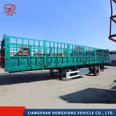 3 assi 40 FT 50tons ampiamente utilizzati muro laterale tenda di recinzione di stalla di recinzione scatola di carico semirimorchio