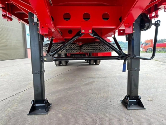 Servizio post-vendita 3 anni di seconda mano 4 assi 40 t rilegato a terra Dolly letto basso